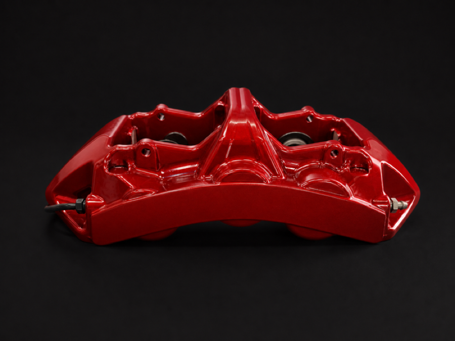 Brembo GT6 — внешняя сторона, красный корпус без логотипа
